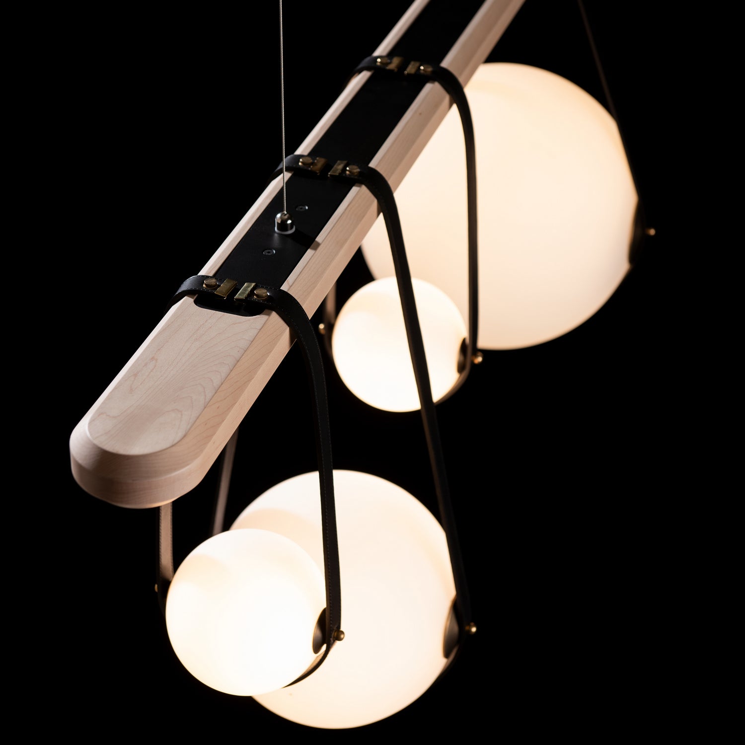 Hubbardton Forge - 131043-LED-STND-10-27-LK-WD-GG0702 - LED Pendant - Derby - Black