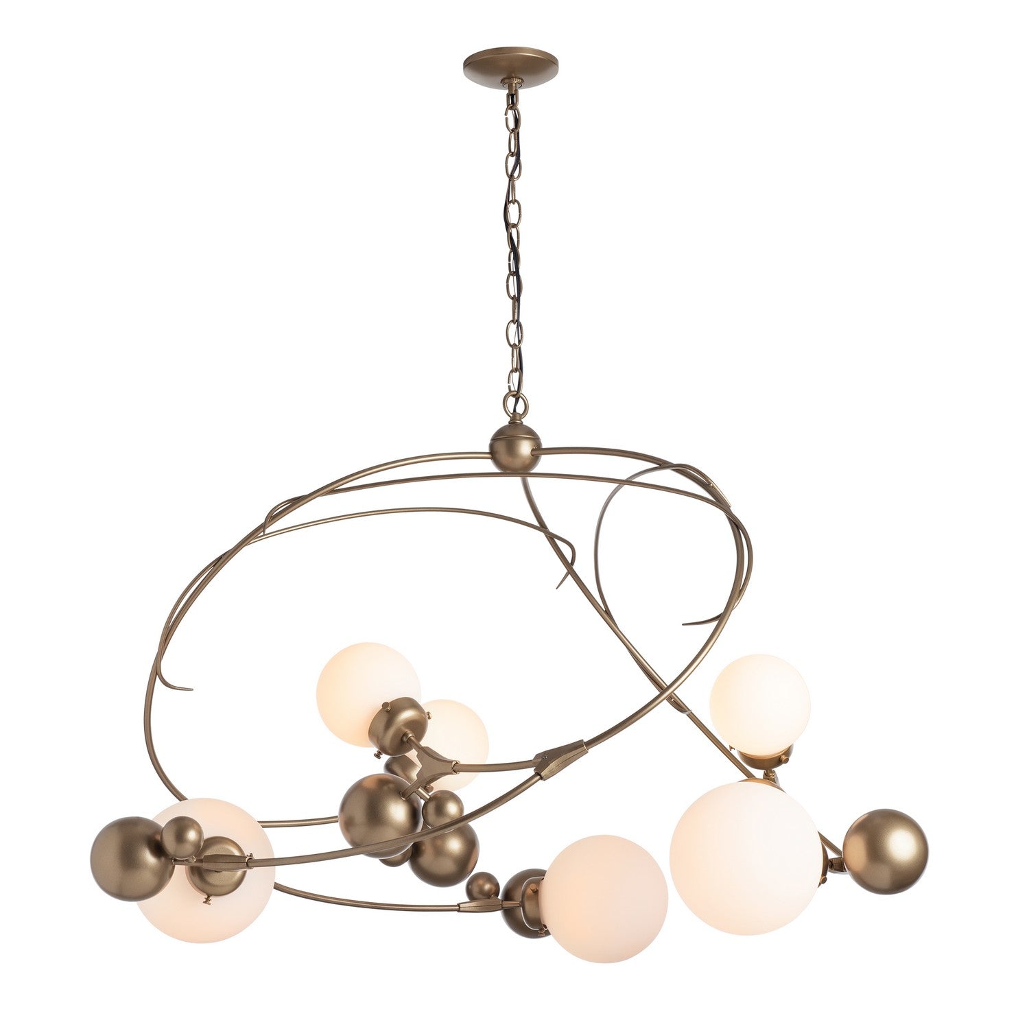 Hubbardton Forge - 136421-SKT-84-GG0639 - Sprig Circular Pendant - Sprig - Soft Gold
