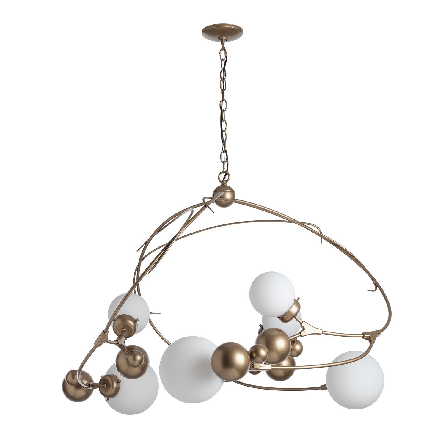 Hubbardton Forge - 136421-SKT-84-GG0639 - Sprig Circular Pendant - Sprig - Soft Gold