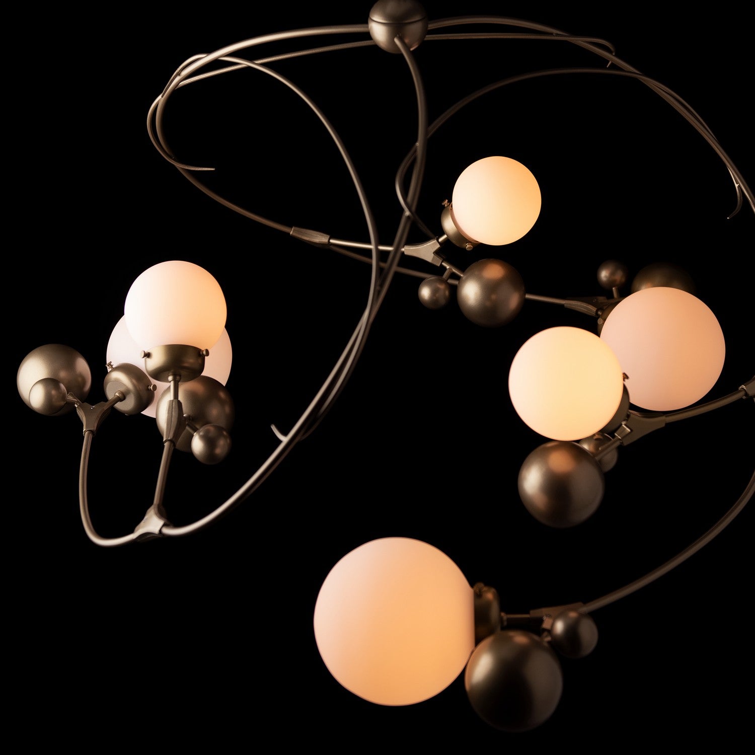 Hubbardton Forge - 136421-SKT-84-GG0639 - Sprig Circular Pendant - Sprig - Soft Gold