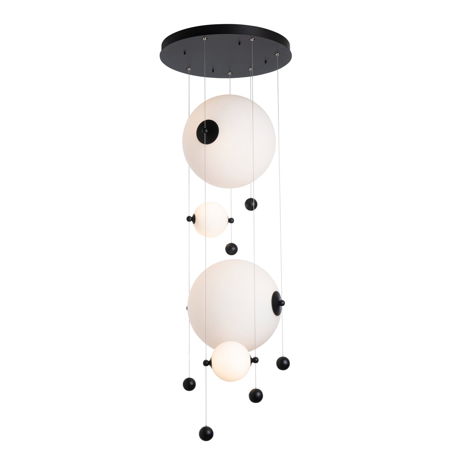 Hubbardton Forge - 139052-LED-STND-10-GG0694 - LED Pendant - Abacus - Black