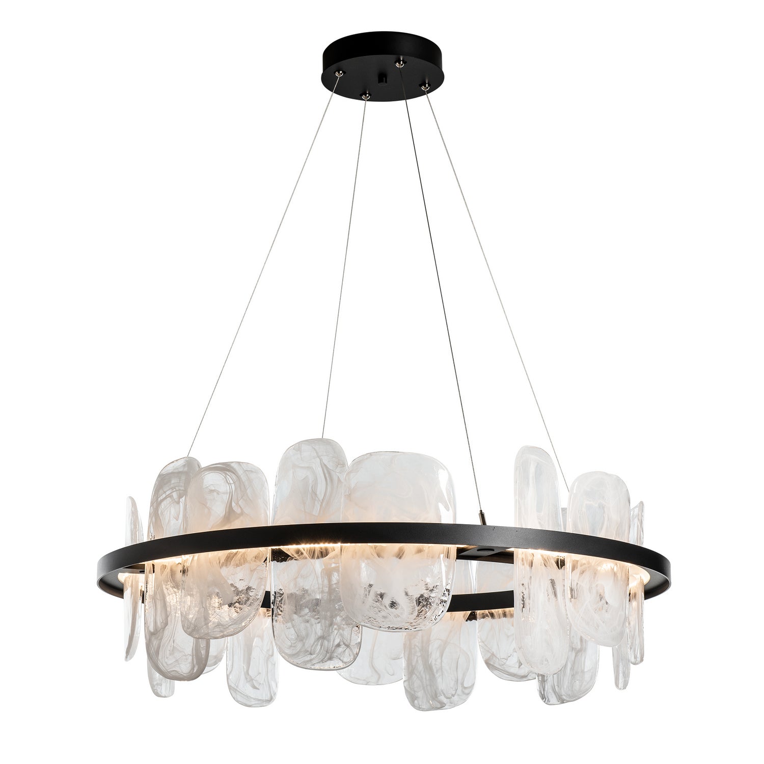 Hubbardton Forge - 139660-LED-STND-10-YR0708 - LED Pendant - Vitre - Black