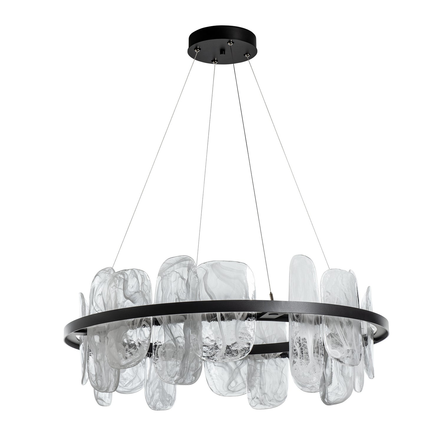 Hubbardton Forge - 139660-LED-STND-10-YR0708 - LED Pendant - Vitre - Black