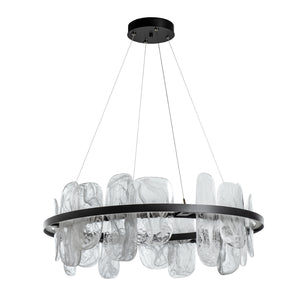 Hubbardton Forge - 139660-LED-STND-10-YR0708 - LED Pendant - Vitre - Black