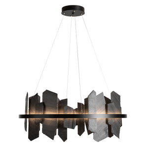 Hubbardton Forge - 139665-LED-STND-10-SL - LED Pendant - Ardesia - Black