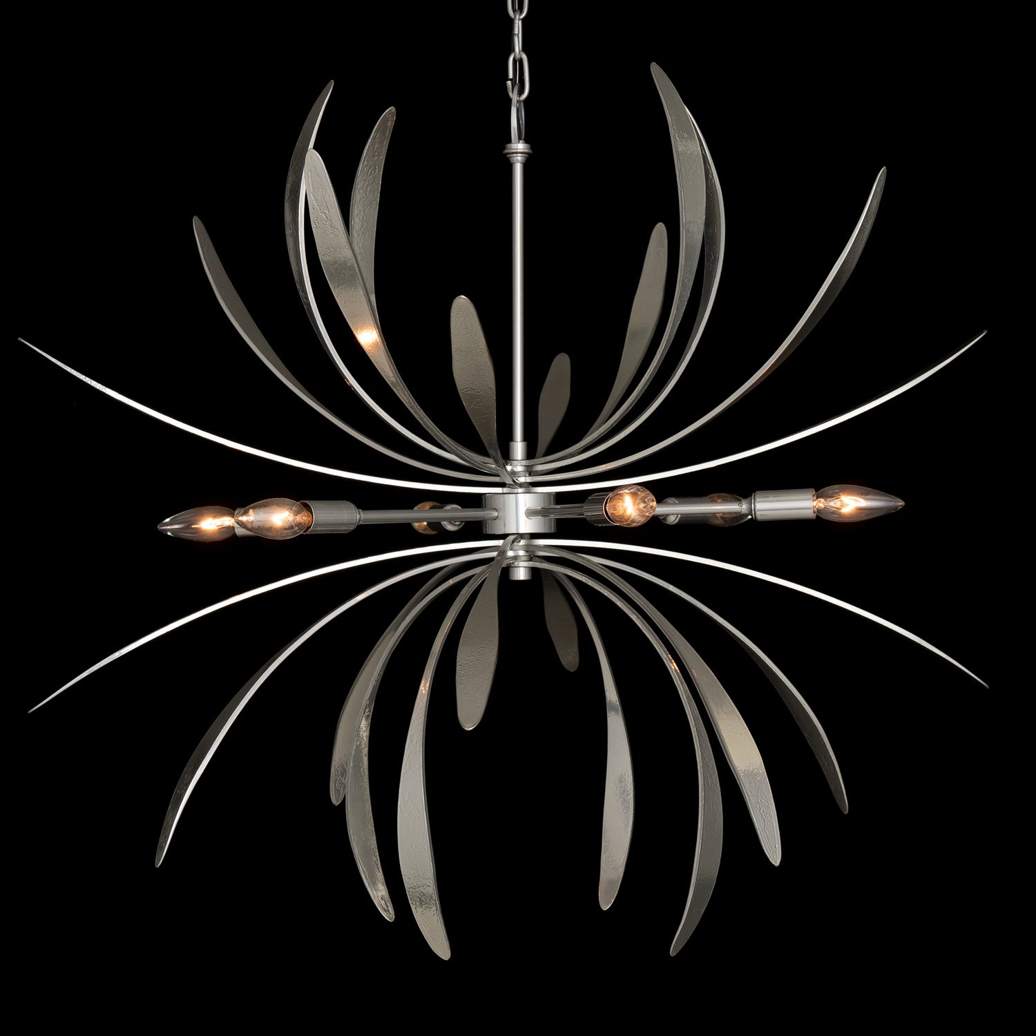 Hubbardton Forge - 104350-SKT-85 - Dahlia Chandelier - Dahlia - Sterling