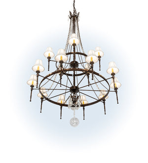 Meyda Tiffany - 236985 - 15 Light Chandelier - Amaury - Delmonico Bronze