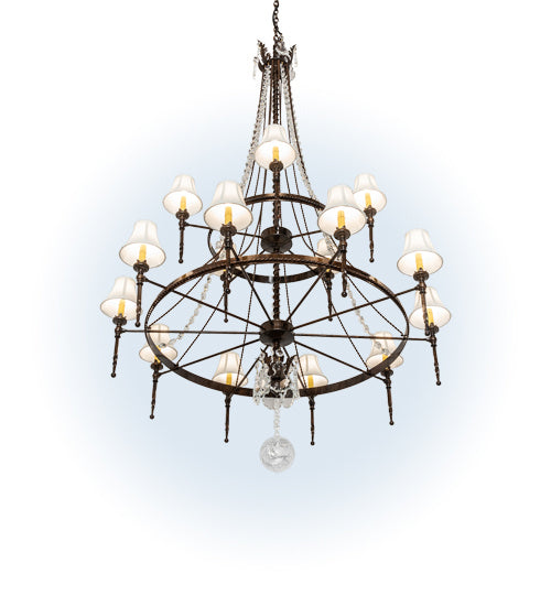 Meyda Tiffany - 236985 - 15 Light Chandelier - Amaury - Delmonico Bronze