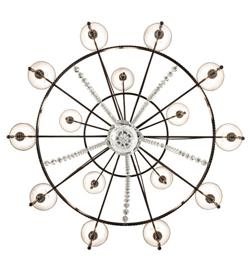 Meyda Tiffany - 236985 - 15 Light Chandelier - Amaury - Delmonico Bronze