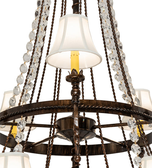 Meyda Tiffany - 236985 - 15 Light Chandelier - Amaury - Delmonico Bronze