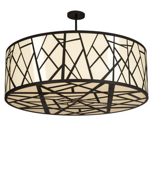 Meyda Tiffany - 238911 - Eight Light Pendant - Cilindro - Wrought Iron