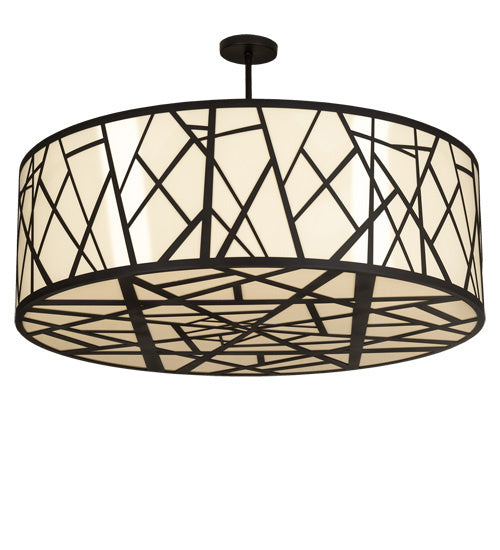 Meyda Tiffany - 238911 - Eight Light Pendant - Cilindro - Wrought Iron