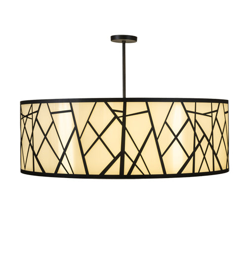 Meyda Tiffany - 238911 - Eight Light Pendant - Cilindro - Wrought Iron