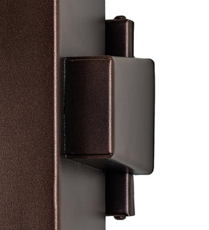 Meyda Tiffany - 238928 - Two Light Wall Sconce - Quadrato - Mahogany Bronze