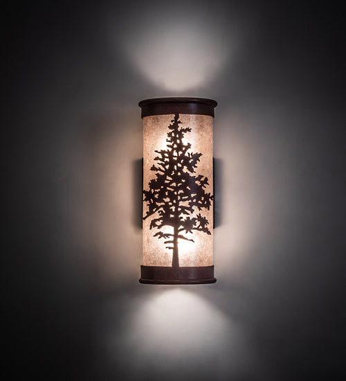 Meyda Tiffany - 240515 - Two Light Wall Sconce - Tamarack - Rust