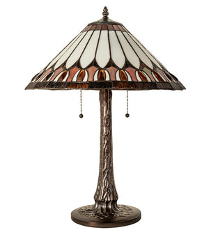 Meyda Tiffany - 242005 - Six Light Table Lamp - Tuscaloosa - Mahogany Bronze