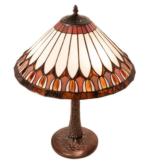 Meyda Tiffany - 242005 - Six Light Table Lamp - Tuscaloosa - Mahogany Bronze