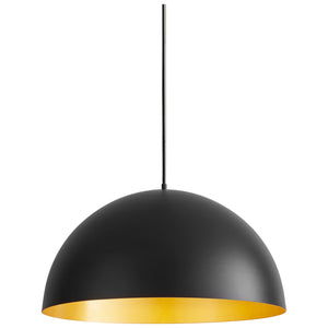 Oxygen - 3-21-1550 - LED Pendant - Lucci - Black W/ Industrial Brass