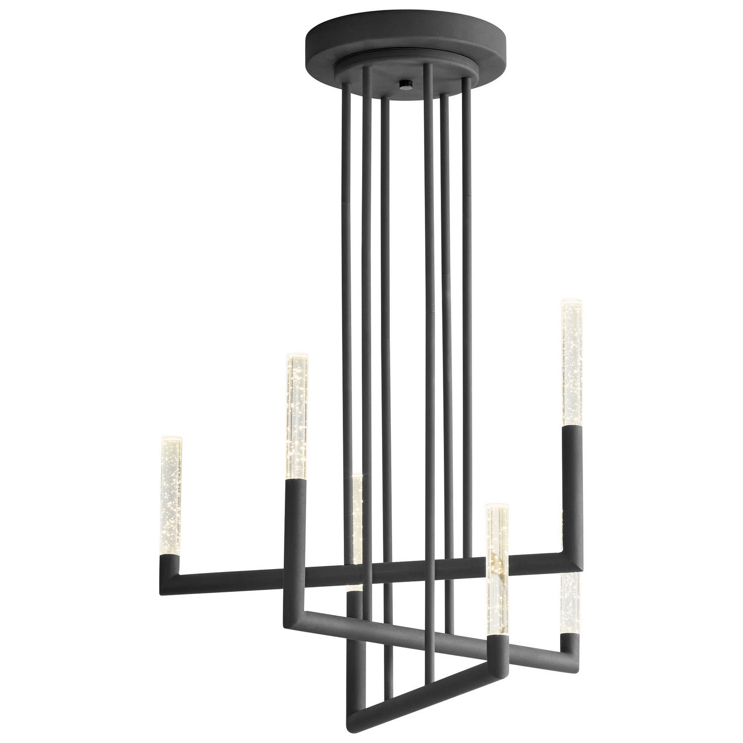 Oxygen - 3-24-15 - LED Chandelier - Lustre - Black