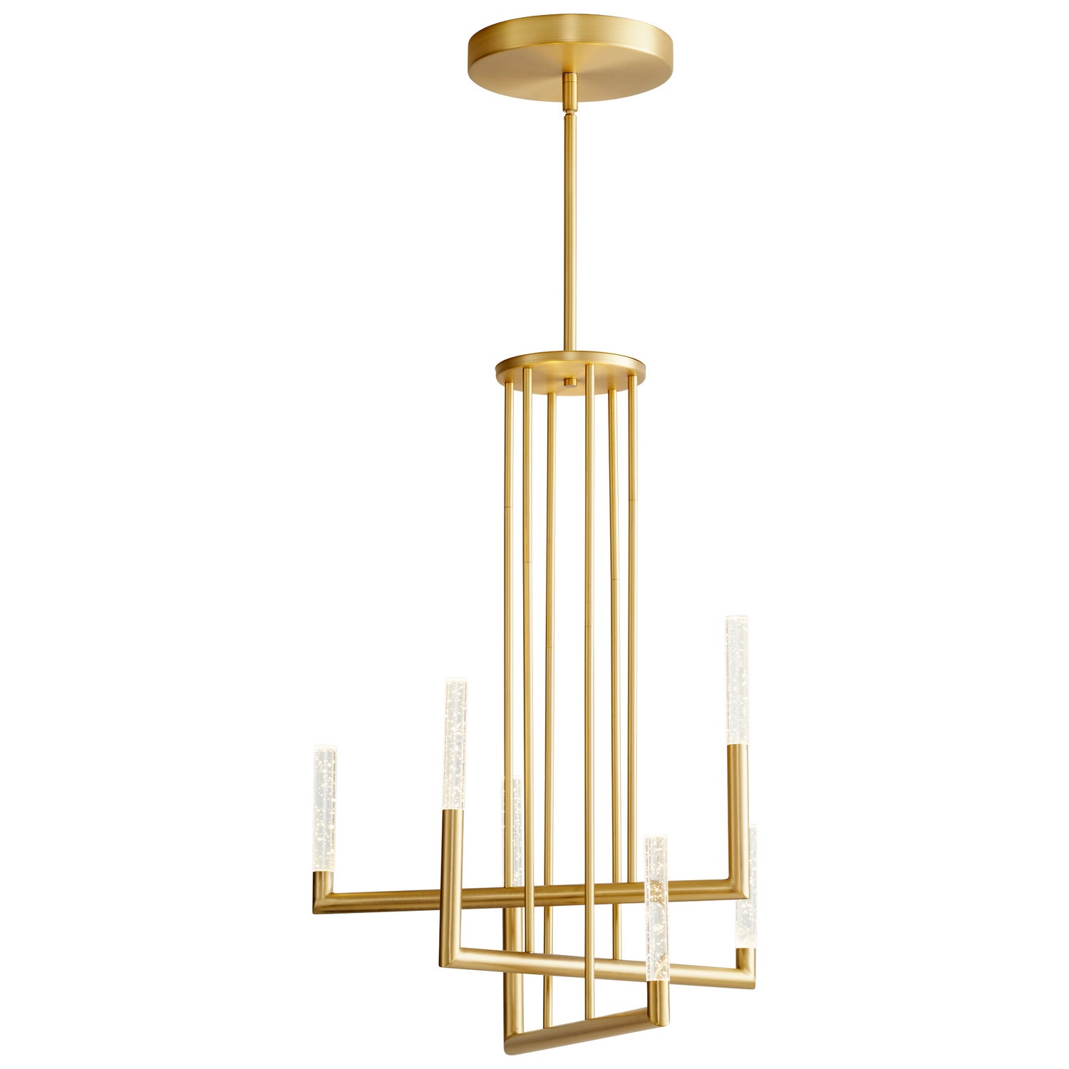 Oxygen - 3-24-40 - LED Chandelier - Lustre - Aged Brass