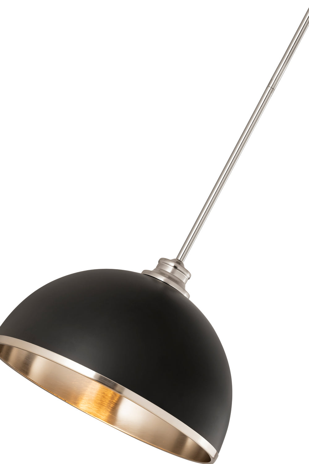 Z-Lite - 1004P14-MB-BN - One Light Pendant - Landry - Matte Black / Brushed Nickel