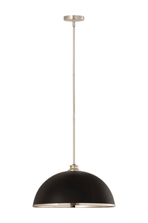 Z-Lite - 1004P20-MB-BN - One Light Pendant - Landry - Matte Black / Brushed Nickel