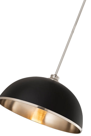 Z-Lite - 1004P20-MB-BN - One Light Pendant - Landry - Matte Black / Brushed Nickel