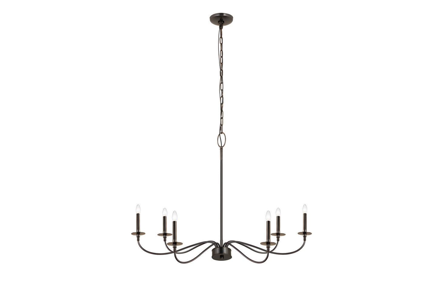 Z-Lite - 2301-42BP - Six Light Chandelier - Arrington - Plated Bronze