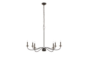 Z-Lite - 2301-42BP - Six Light Chandelier - Arrington - Plated Bronze