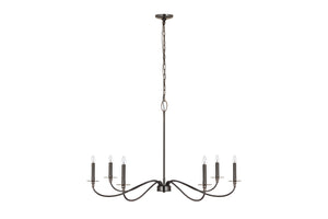 Z-Lite - 2301-42BP - Six Light Chandelier - Arrington - Plated Bronze