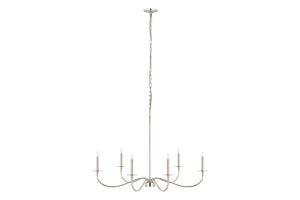 Z-Lite - 2301-42PN - Six Light Chandelier - Arrington - Polished Nickel