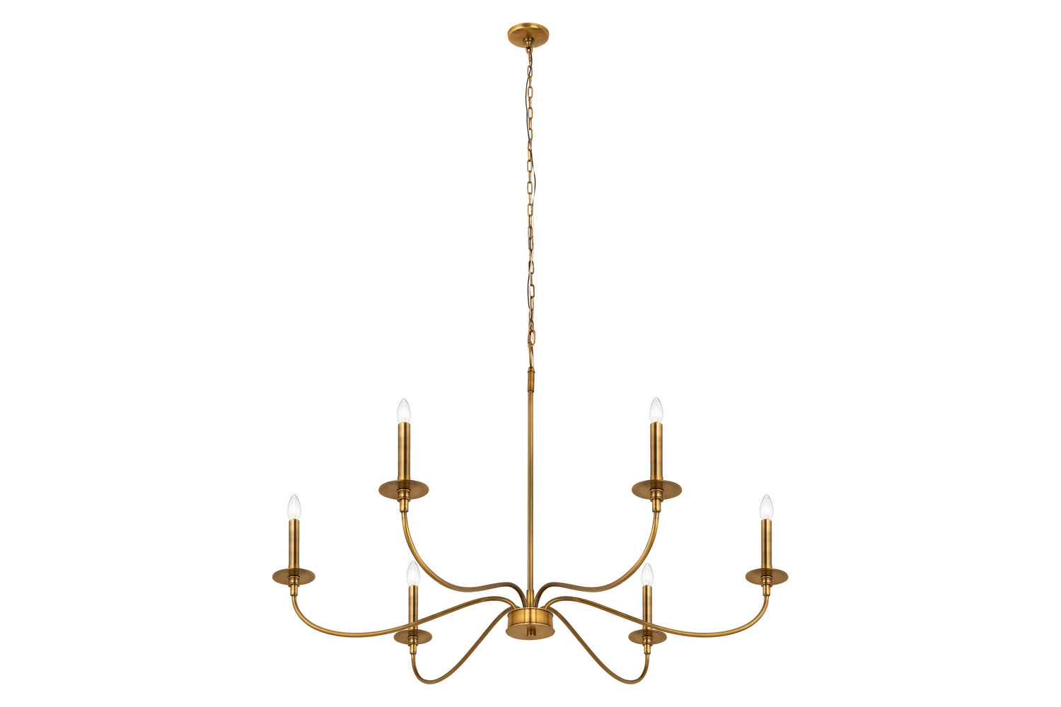 Z-Lite - 2301-42RB - Six Light Chandelier - Arrington - Rubbed Brass