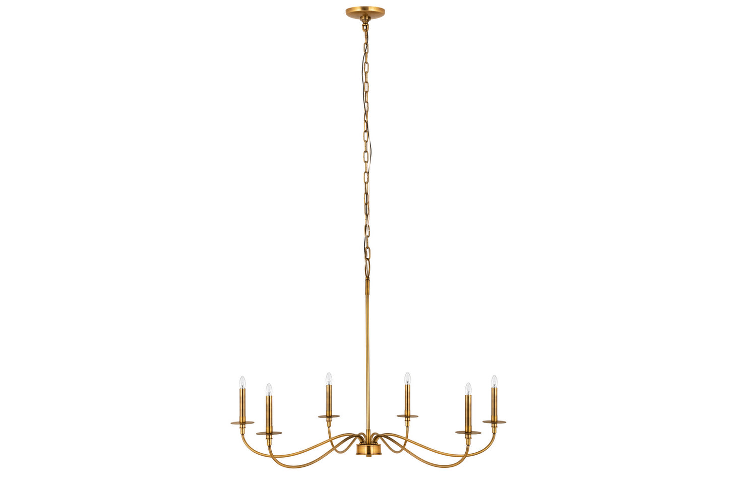 Z-Lite - 2301-42RB - Six Light Chandelier - Arrington - Rubbed Brass