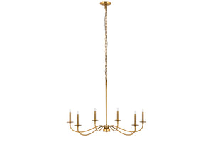 Z-Lite - 2301-42RB - Six Light Chandelier - Arrington - Rubbed Brass