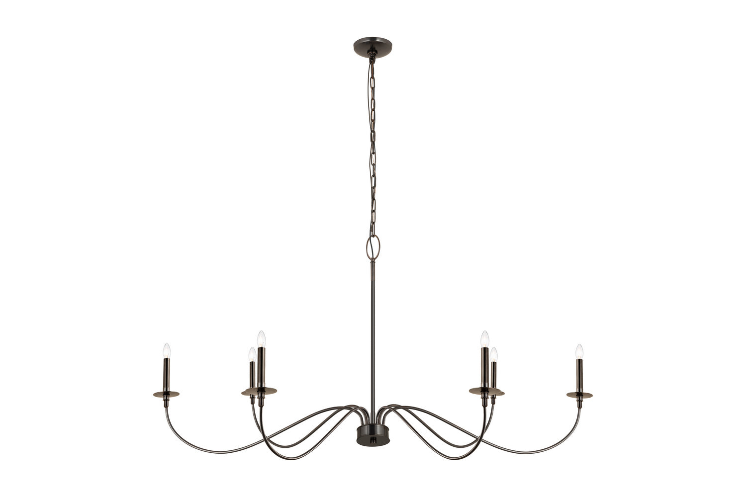 Z-Lite - 2301-63BP - Six Light Chandelier - Arrington - Plated Bronze