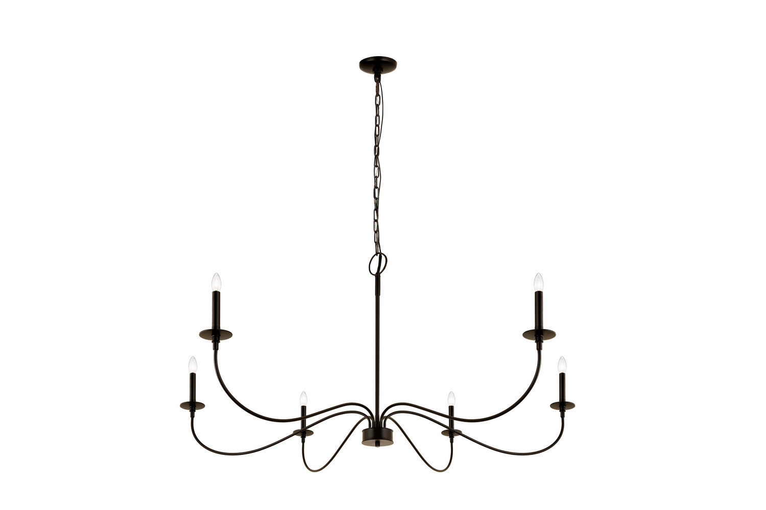 Z-Lite - 2301-63MB - Six Light Chandelier - Arrington - Matte Black