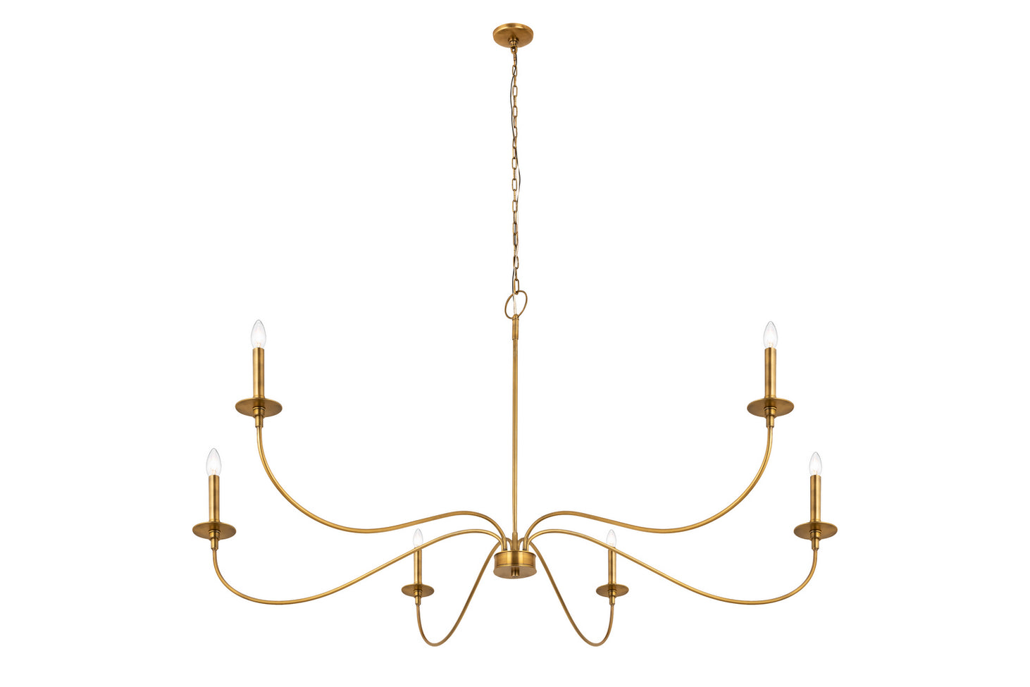 Z-Lite - 2301-63RB - Six Light Chandelier - Arrington - Rubbed Brass