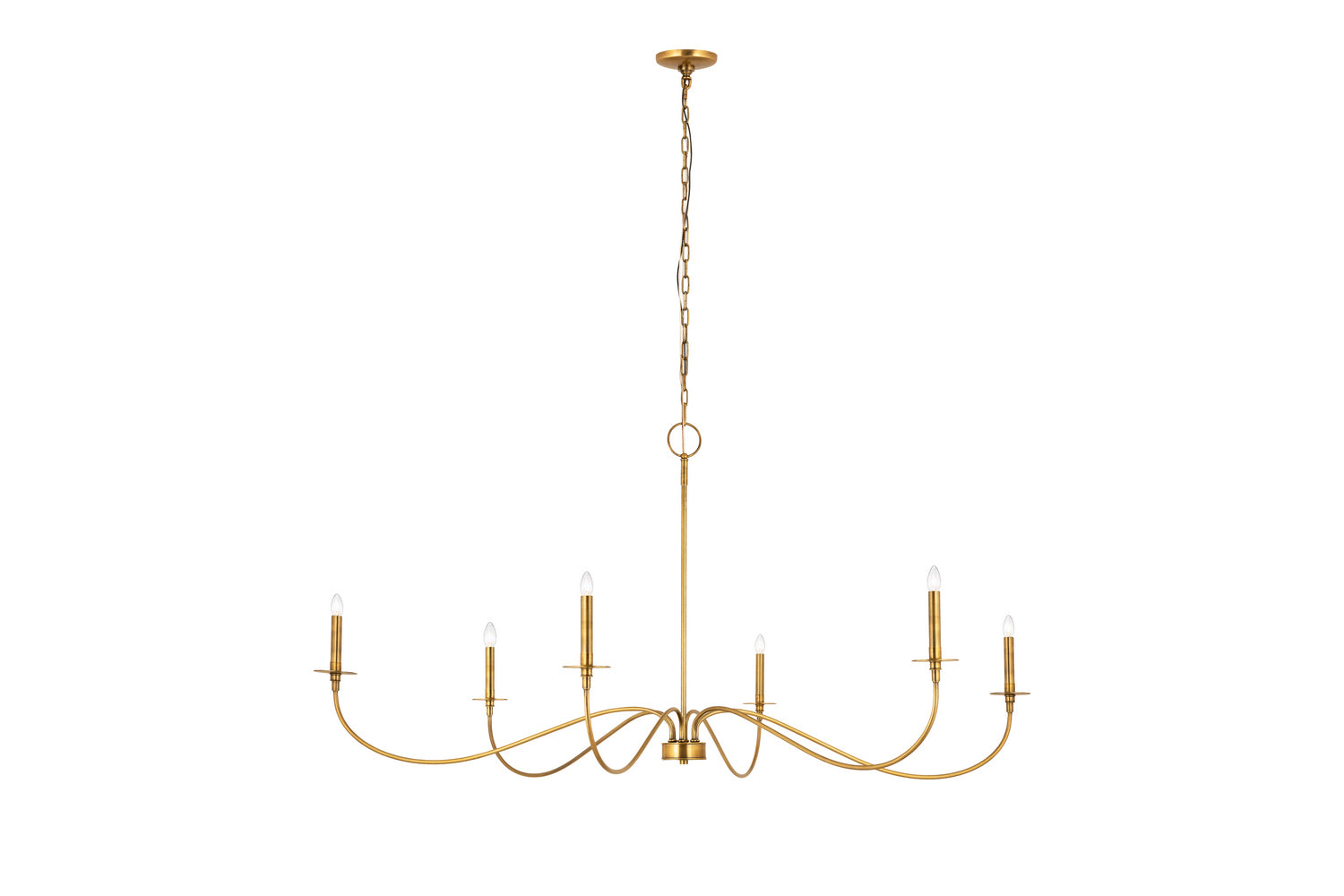 Z-Lite - 2301-63RB - Six Light Chandelier - Arrington - Rubbed Brass