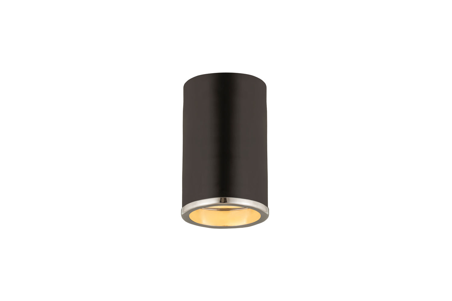 Z-Lite - 2303F1-MB-CH - One Light Flush Mount - Arlo - Matte Black / Chrome