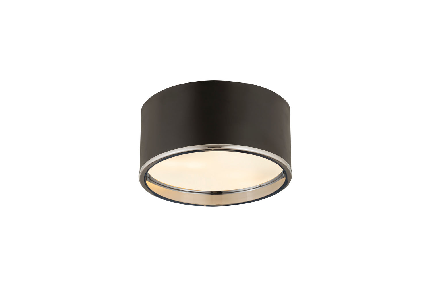 Z-Lite - 2303F2-MB-CH - Two Light Flush Mount - Arlo - Matte Black / Chrome