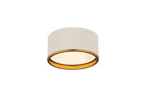 Z-Lite - 2303F2-MW-RB - Two Light Flush Mount - Arlo - Matte White / Rubbed Brass