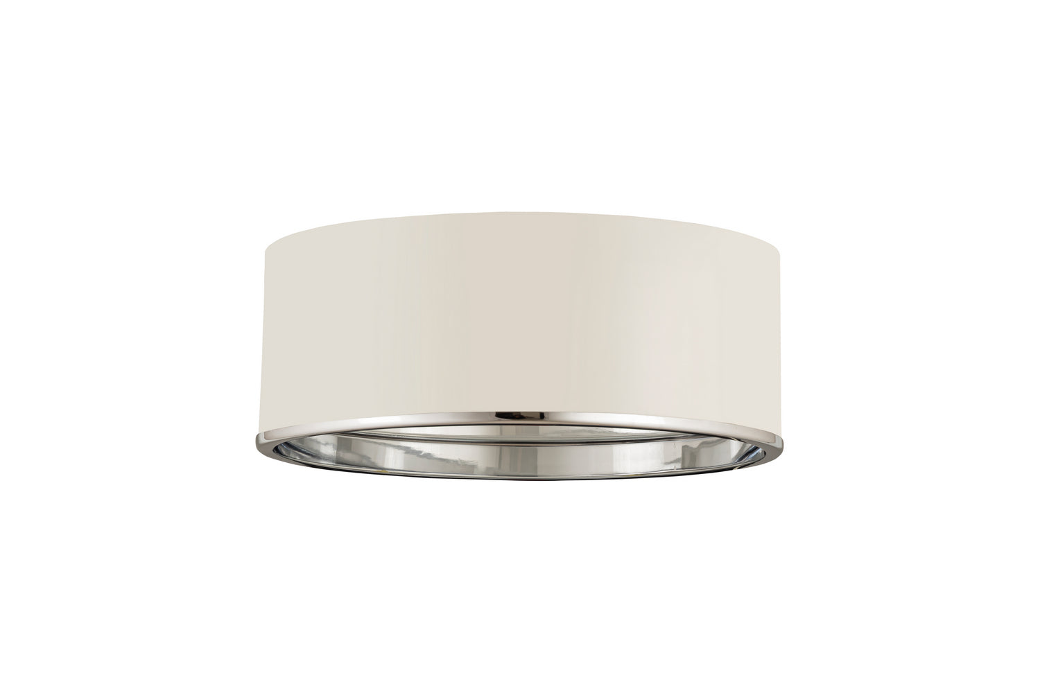 Z-Lite - 2303F3-MW-CH - Three Light Flush Mount - Arlo - Matte White / Chrome