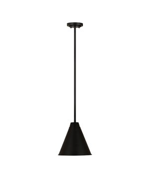 Z-Lite - 6011P12-MB - One Light Pendant - Eaton - Matte Black