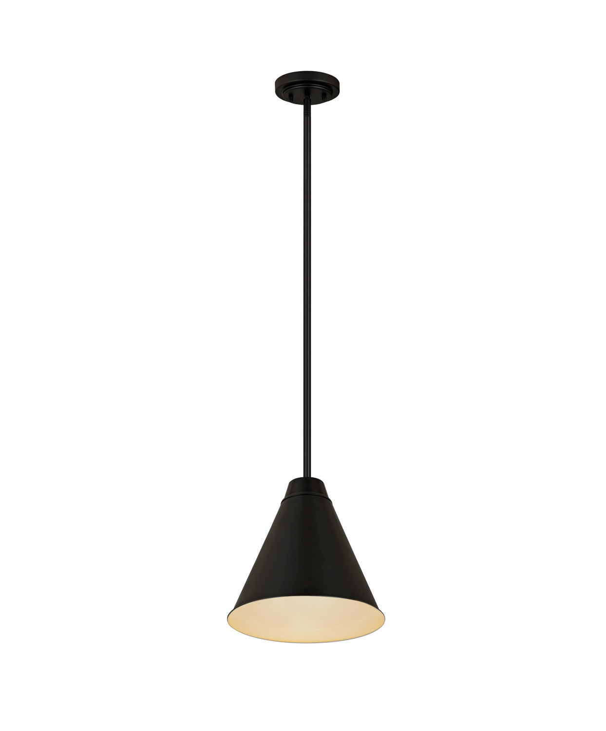 Z-Lite - 6011P12-MB - One Light Pendant - Eaton - Matte Black