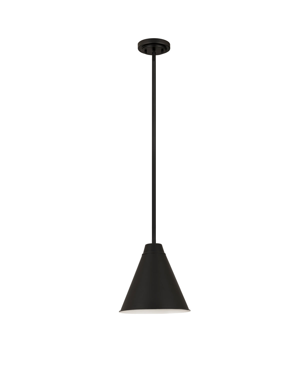 Z-Lite - 6011P12-MB - One Light Pendant - Eaton - Matte Black