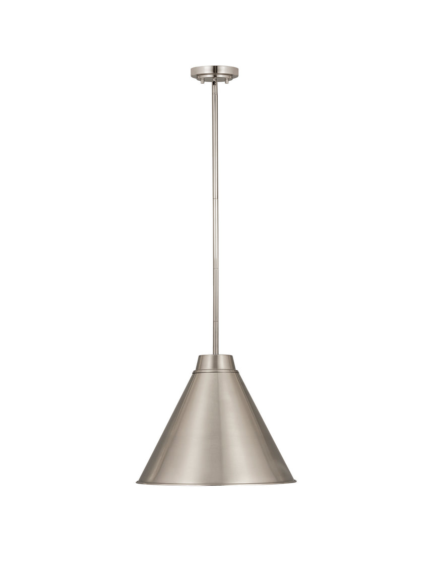 Z-Lite - 6011P18-BN - One Light Pendant - Eaton - Brushed Nickel