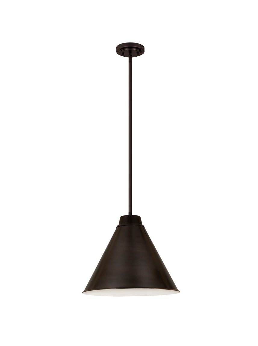 Z-Lite - 6011P18-BP - One Light Pendant - Eaton - Bronze Plate