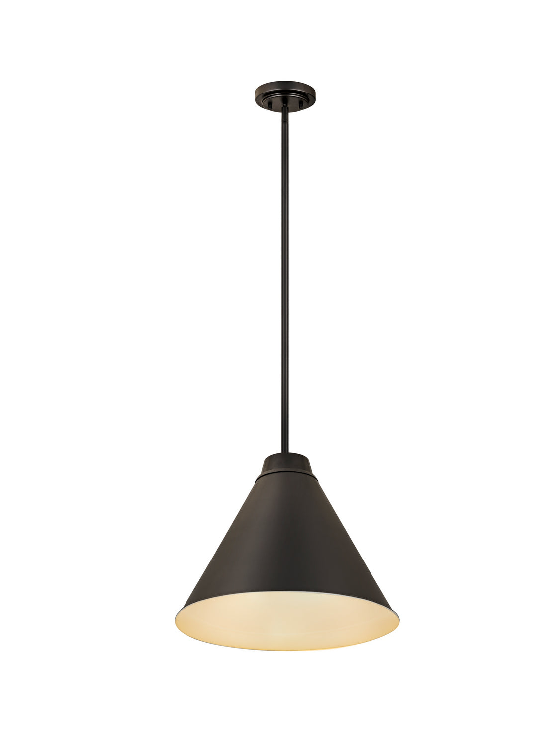 Z-Lite - 6011P18-MB - One Light Pendant - Eaton - Matte Black