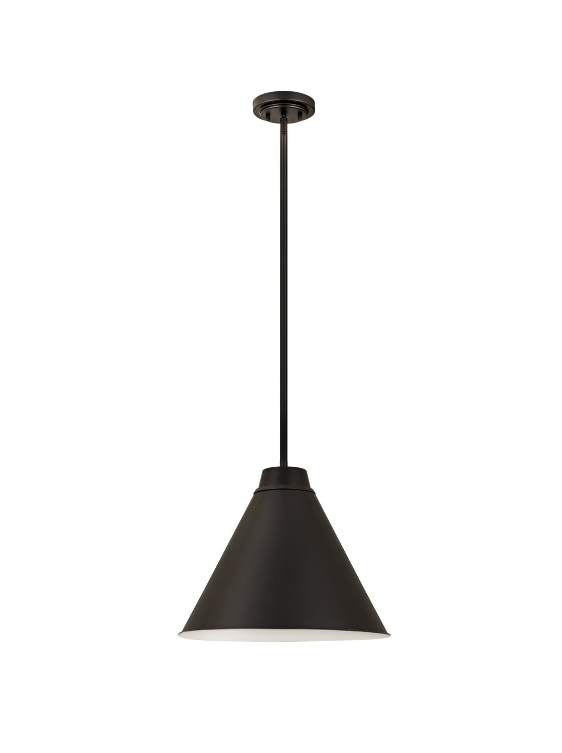 Z-Lite - 6011P18-MB - One Light Pendant - Eaton - Matte Black