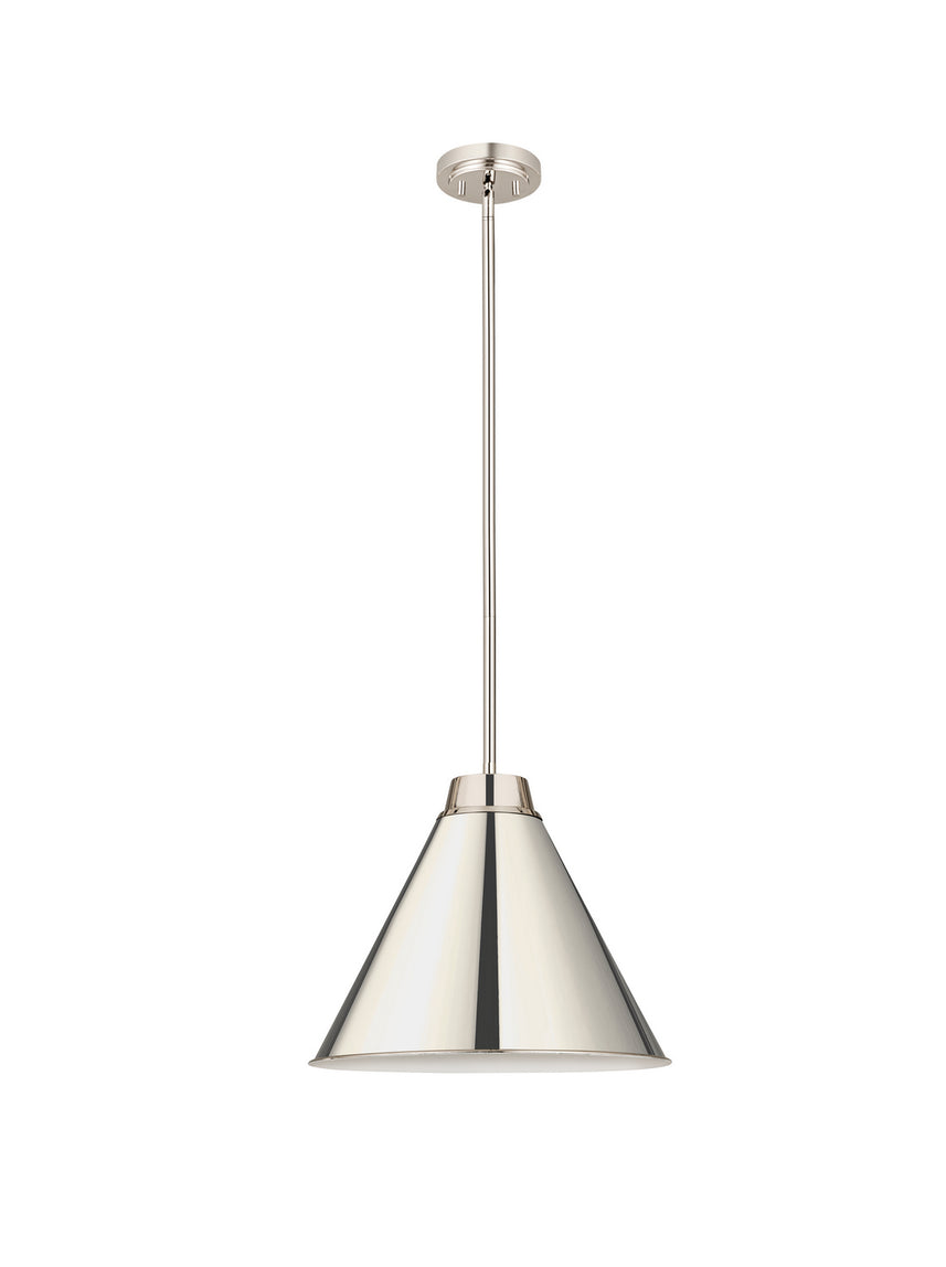 Z-Lite - 6011P18-PN - One Light Pendant - Eaton - Polished Nickel